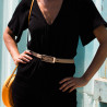 Thin silicone like Plastic Belt La Charmeuse, for Women