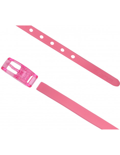ceinture fine la sportive rose pâle à plat