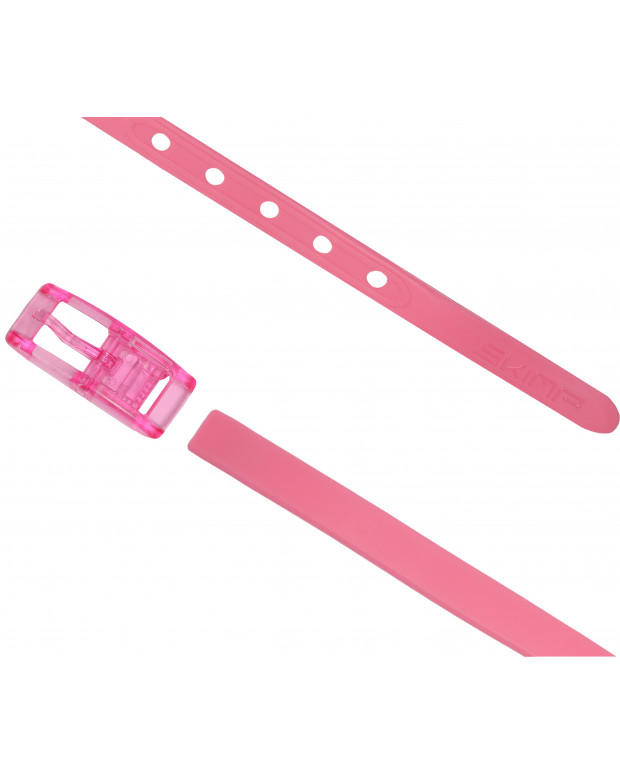 ceinture fine la sportive rose pâle à plat