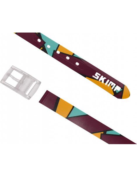 ceinture imprimée pop square halloween à plat