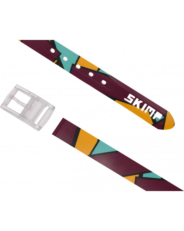 ceinture imprimée pop square halloween à plat