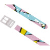 The Pop Square Pink Flamingo Silicone like plastic Belt. Men and Women