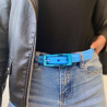 Thin silicone like Plastic Belt La Charmeuse, for Women