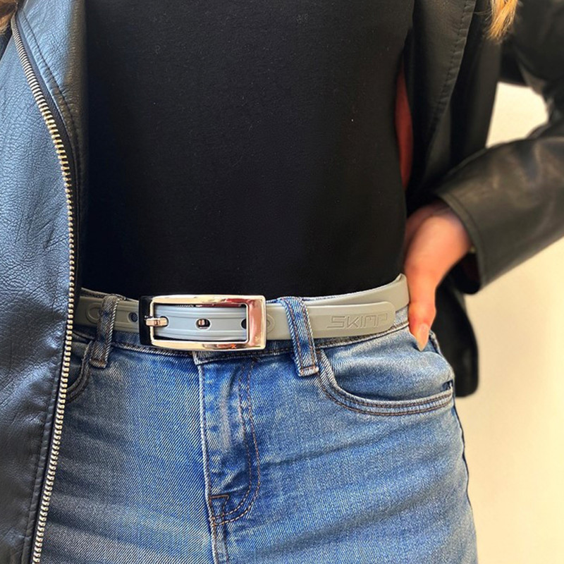 Thin silicone like Plastic Belt La Charmeuse, for Women