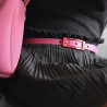 ceinture fine la charmeuse bordeaux portée