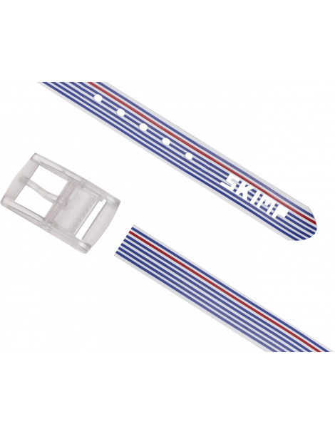 ceinture imprimée stripes 3 à plat