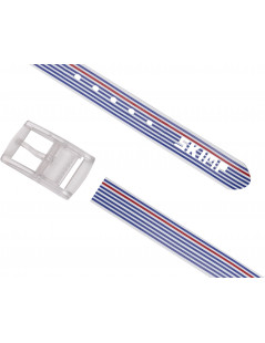ceinture imprimée stripes 3 à plat