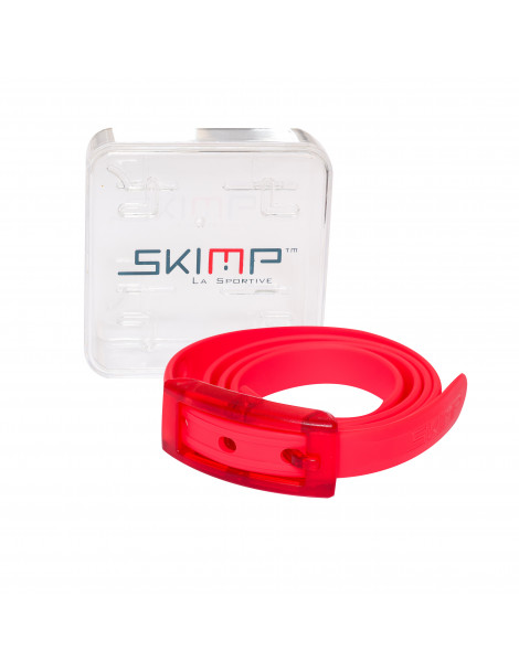 Color Sportive, Fine plastic silicone Belt Red Widths like for Thin La Women