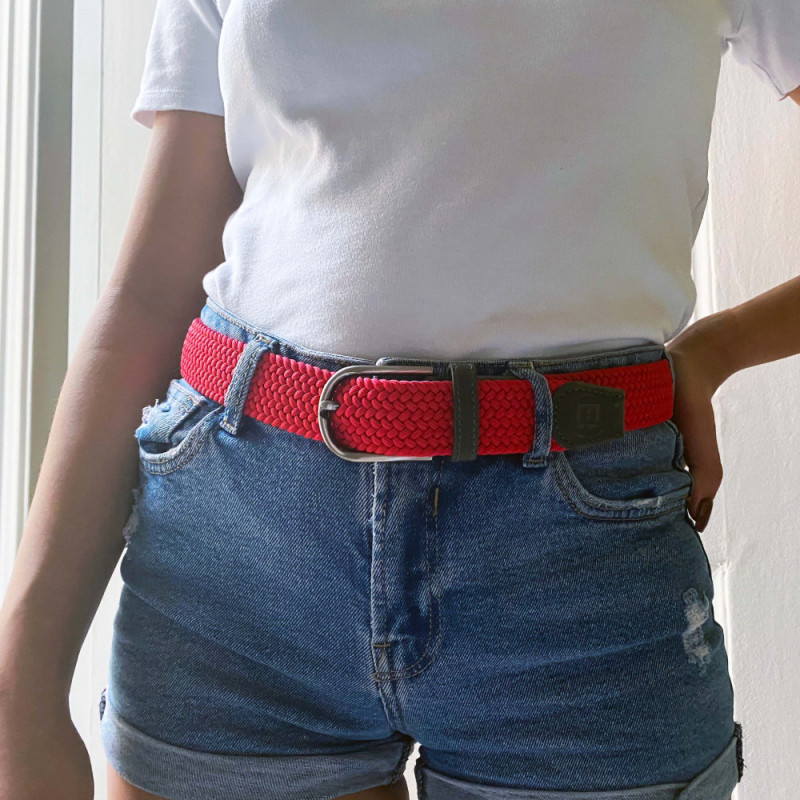The "adventurer" RED braided belt