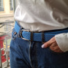 The "adventurer" LIGHT BLUE braided belt