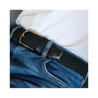 The "adventurer" BLACK braided belt