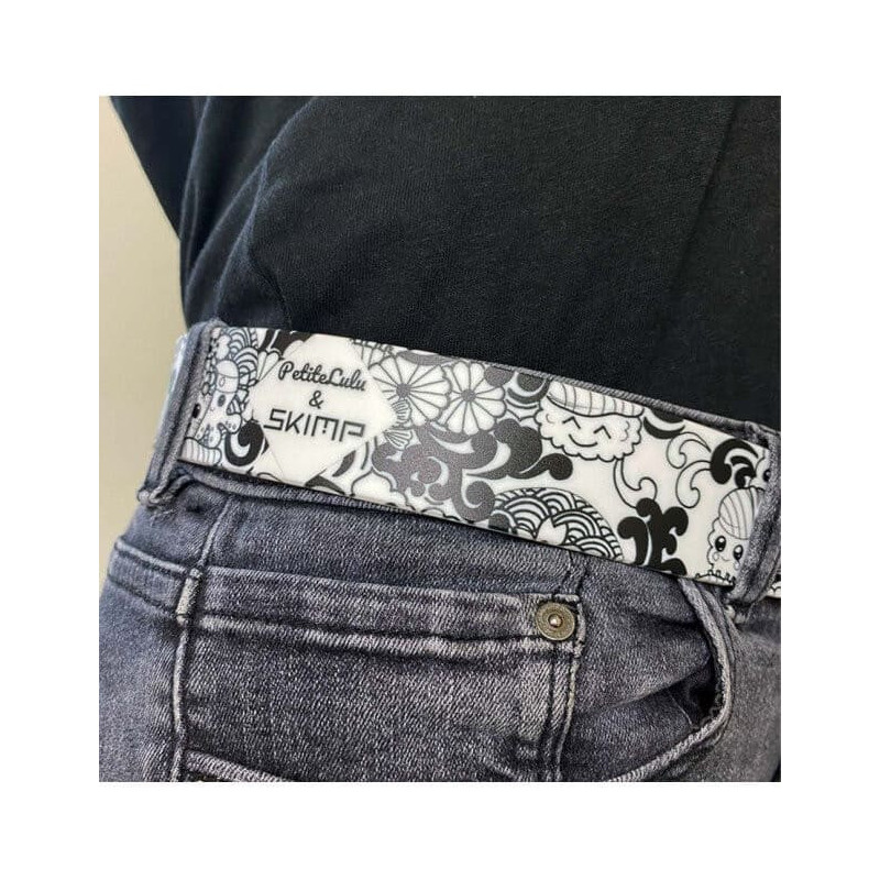 B&W suhsis Belt in collaboration with french illustrator Ludivine Nicaud
