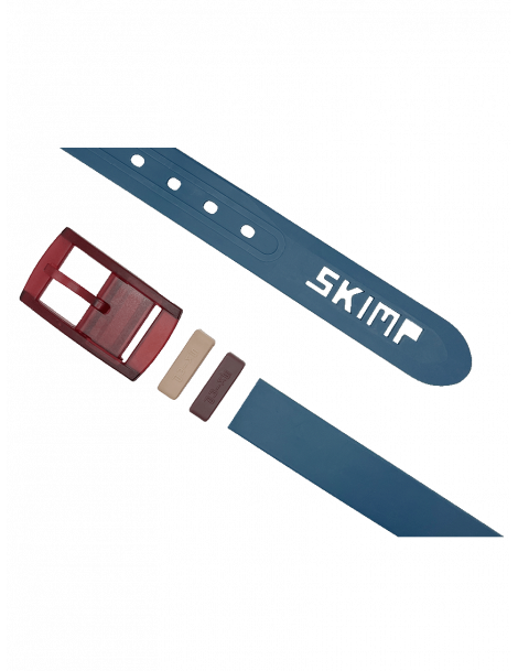 ceinture old blue et boucle bordeaux