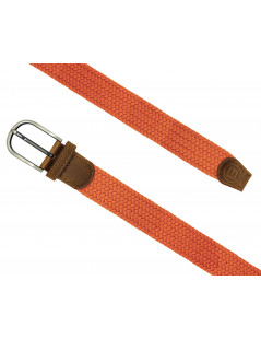 The "adventurer" ORANGE braided belt