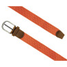 ceinture tressée l'aventurière orange