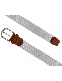 The "adventurer" WHITE braided belt