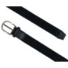 The "adventurer" BLACK braided belt