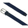 ceinture tressée l'aventurière bleu marine unisexe