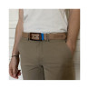 L'Originale beige silicon like plastic belt, for men and women