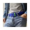 L'Originale navy blue silicon like plastic belt, for men and women