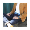 L'Originale old blue silicon like plastic belt, for men and women