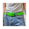 L'Originale neon green plastic belt, for men and women