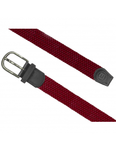 The "adventurer" burgundy braided belt