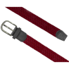The "adventurer" burgundy braided belt