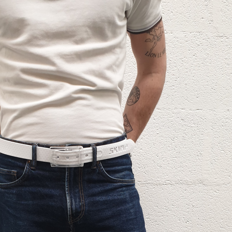 ceinture imprimée balle de golf  - homme
