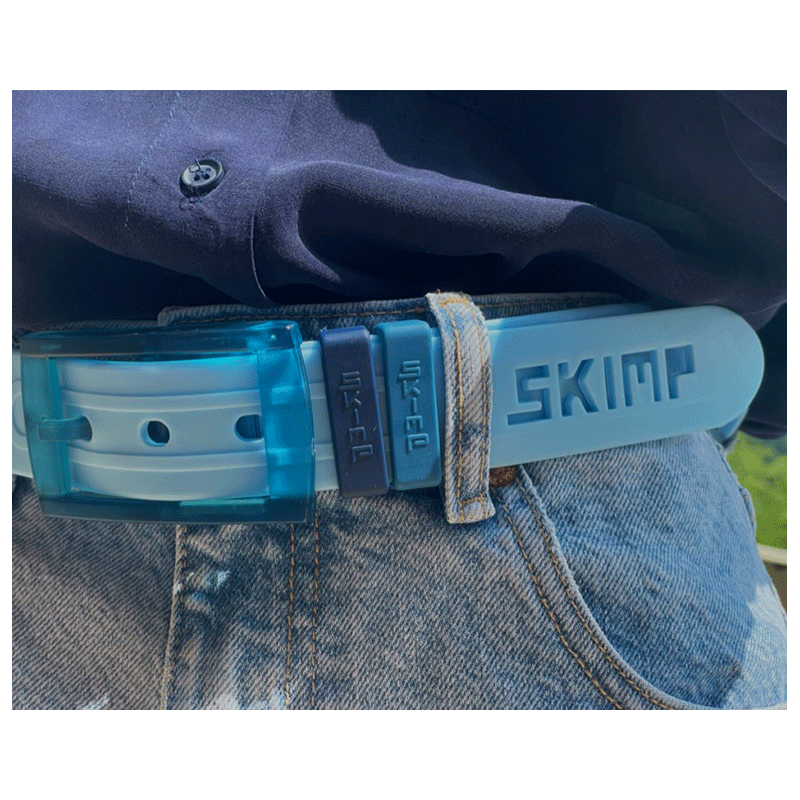 The Nautique silicone like plastic belt for men and women
