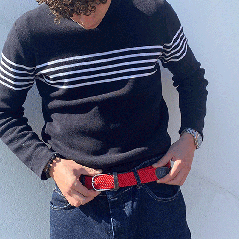 The "adventurer" RED braided belt