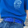 L'Originale navy blue silicon like plastic belt, for men and women