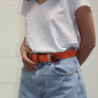 The "adventurer" ORANGE braided belt