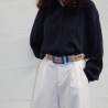 The Saharienne silicone like plastic belt for men and women
