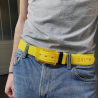L'Originale yellow silicon like plastic belt, for men and women