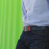 L'Originale dark blue silicon like plastic belt, for men and women