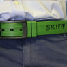 L'Originale army green silicon like plastic belt, for men and women