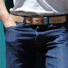 L'Originale beige silicon like plastic belt, for men and women