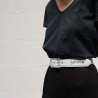 ceinture imprimée balle de golf  - Femme