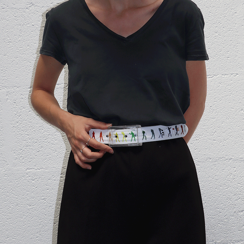 The golfors belt by the golf artist : Hubert Privé belt
