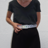 The golfors belt by the golf artist : Hubert Privé belt