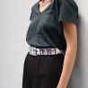 The " 3 tees" belt by the golf artist : Hubert Privé belt