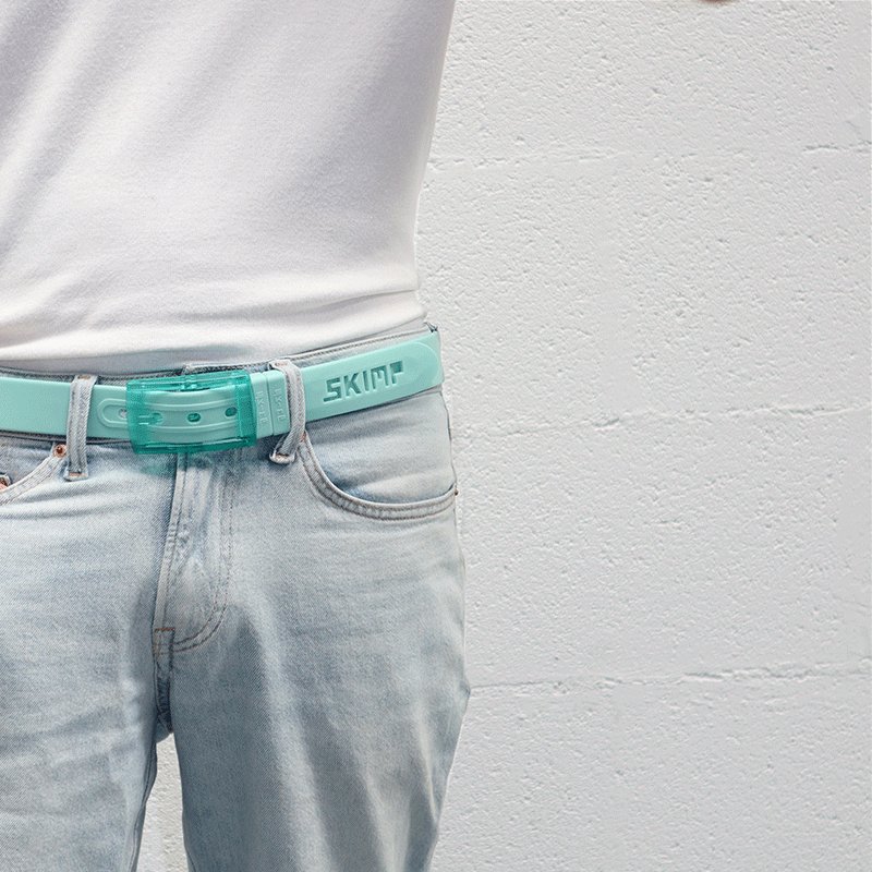 ceinture unisexe vert menthe / mint