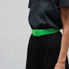 L'Originale neon green plastic belt, for men and women