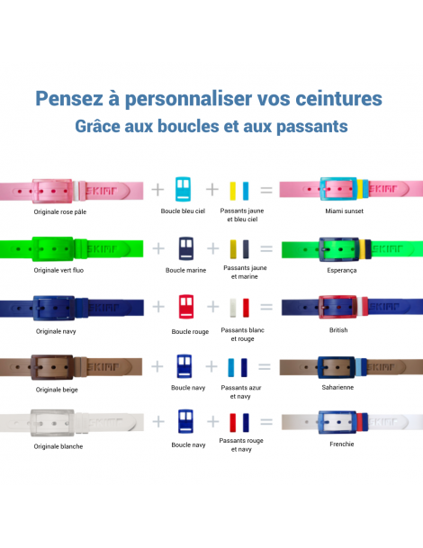 personnalisez votre ceinture