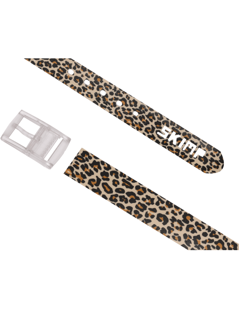 ceinture imprimée panthère classique