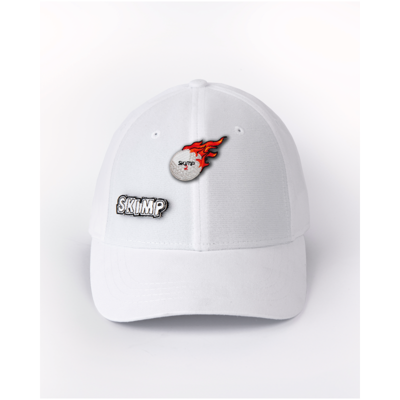 patch brodé fire ball sur casquette