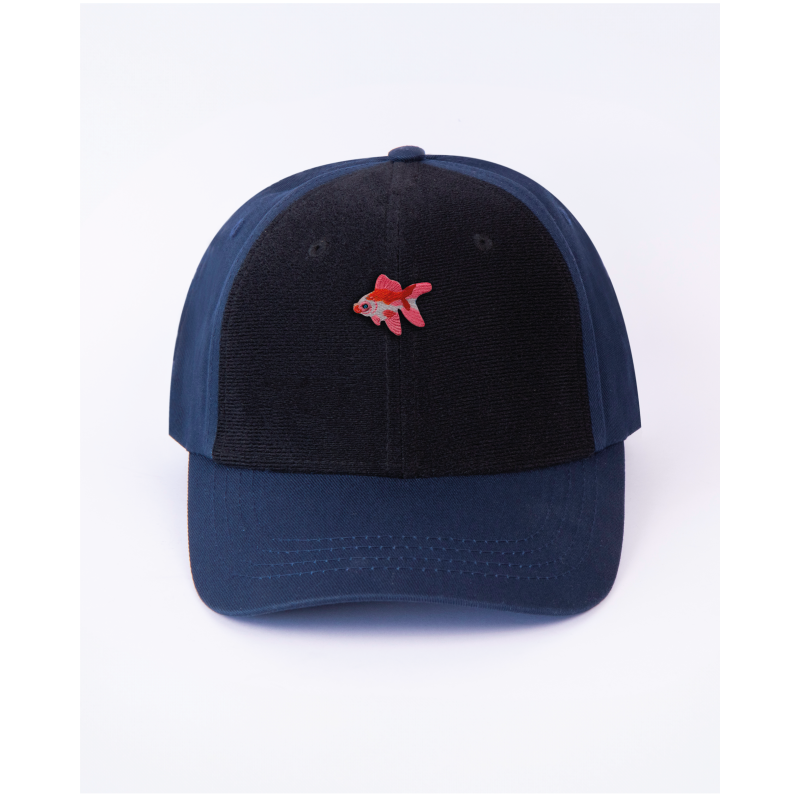 patch brodé poisson sur casquette