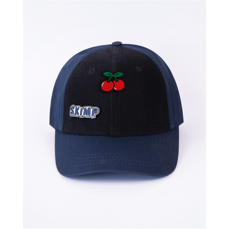 patch brodé cerise sur casquette
