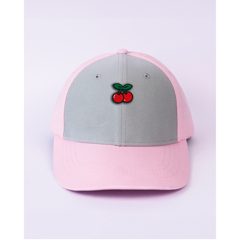 patch brodé cerise sur casquette